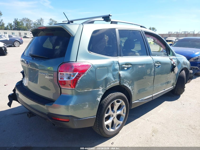 2015 Subaru Forester 2.5 green Lot 111044488557 Vin JF2SJAWC5FH829221
