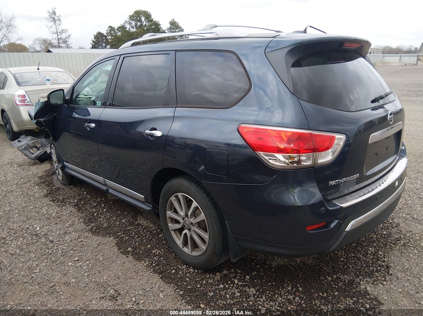 2015 Nissan Pathfinder 3.5 Sl blue Lot 111044489089 Vin 5N1AR2MN9FC709024