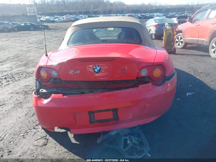2003 BMW Z4 3.0I VIN: 4USBT53493L006131 Lot: 44489431