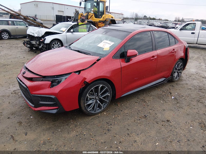 VIN: 5YFM4MCE2MP095922 2021 TOYOTA COROLLA SE 6MT