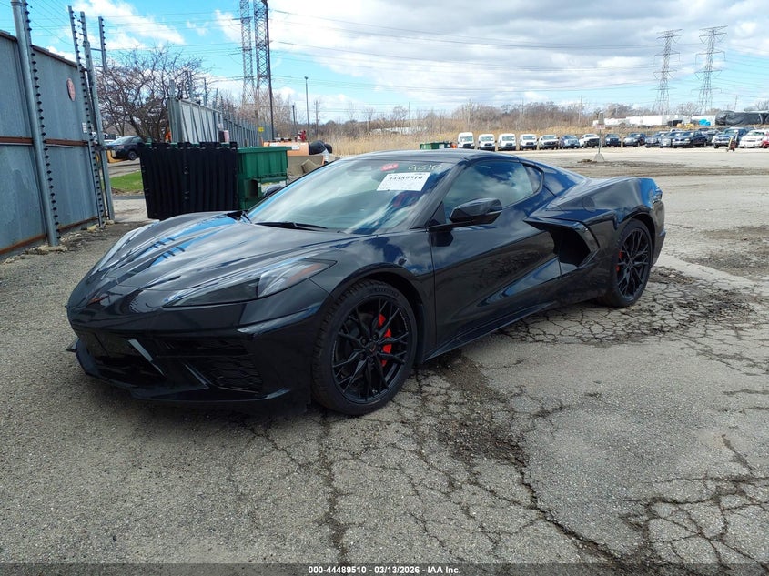 Vin: 1g1yb2d41r5124910, lot: 44986217, chevrolet corvette stingray rwd  2lt 20242