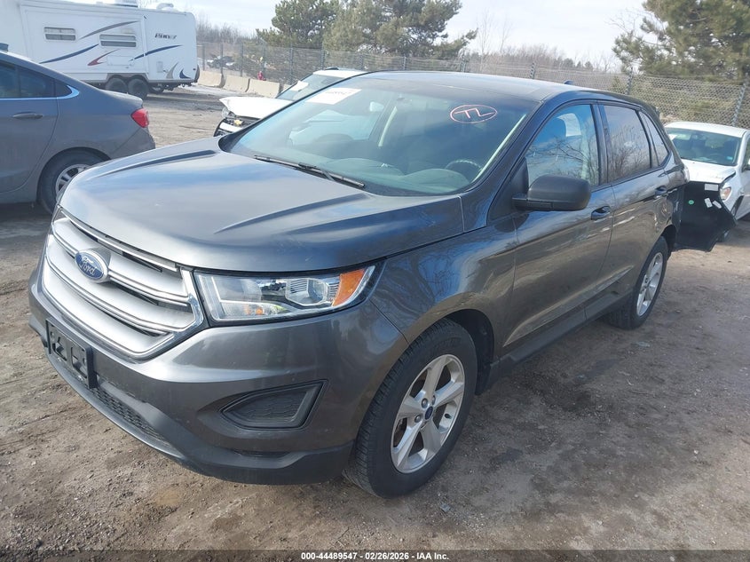 2017 Ford Edge 2.0 Se grey Lot 111044489547 Vin 2FMPK4G91HBB35093