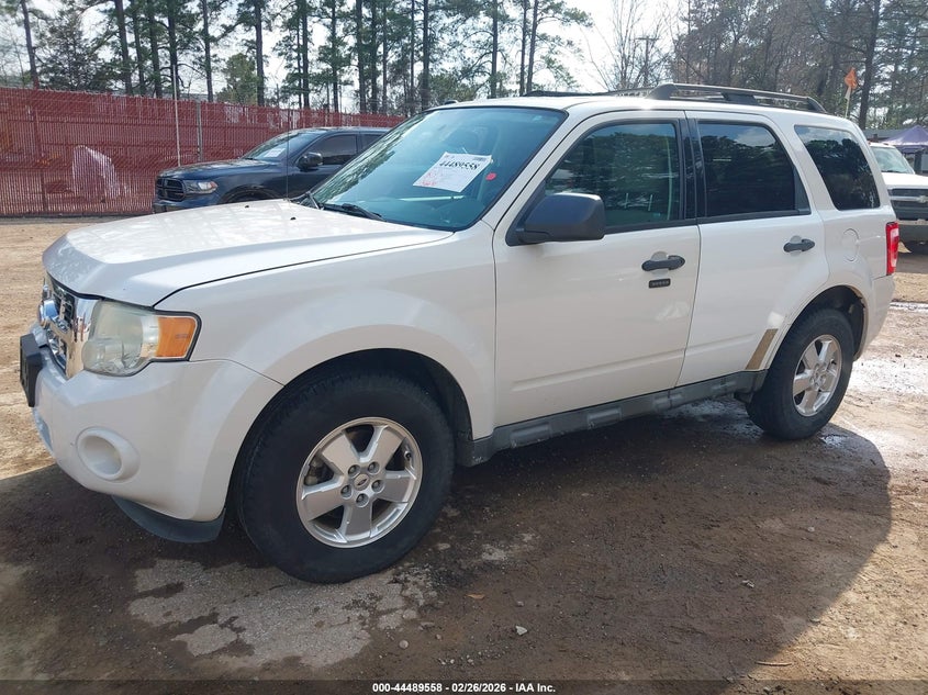 2012 Ford Escape 2.5 Xlt white Lot 111044489558 Vin 1FMCU0D70CKB78052