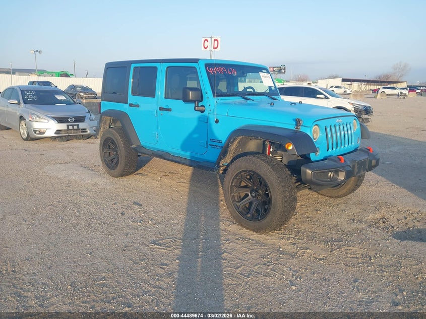 1C4BJWDG7HL623612 2017 Jeep Wrangler Unlimited Sport 4X4 auction photo 1