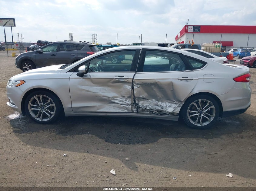 2017 Ford Fusion 1.5 Se silver Lot 111044489794 Vin 3FA6P0HD4HR140986