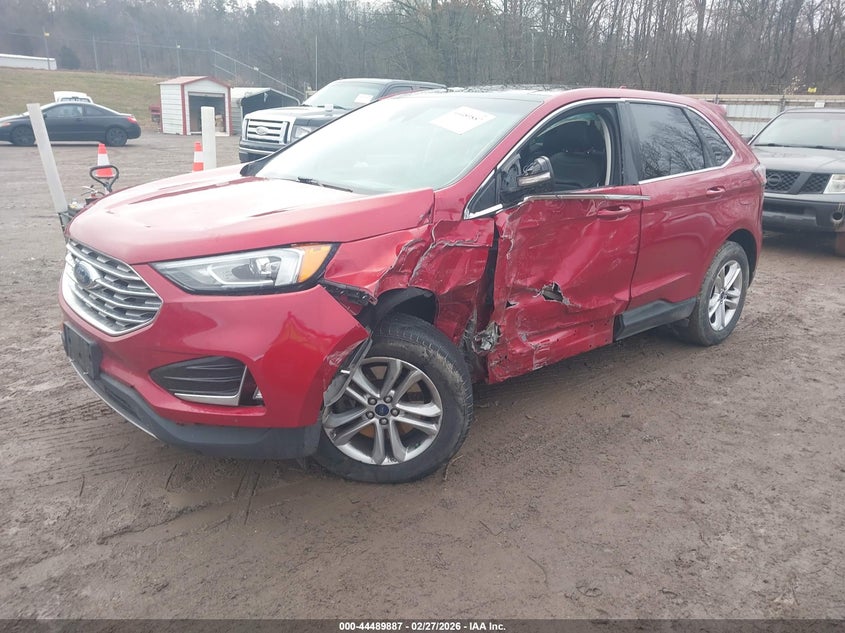 2020 Ford Edge 2.0 Sel red Lot 111044489887 Vin 2FMPK4J90LBA17859