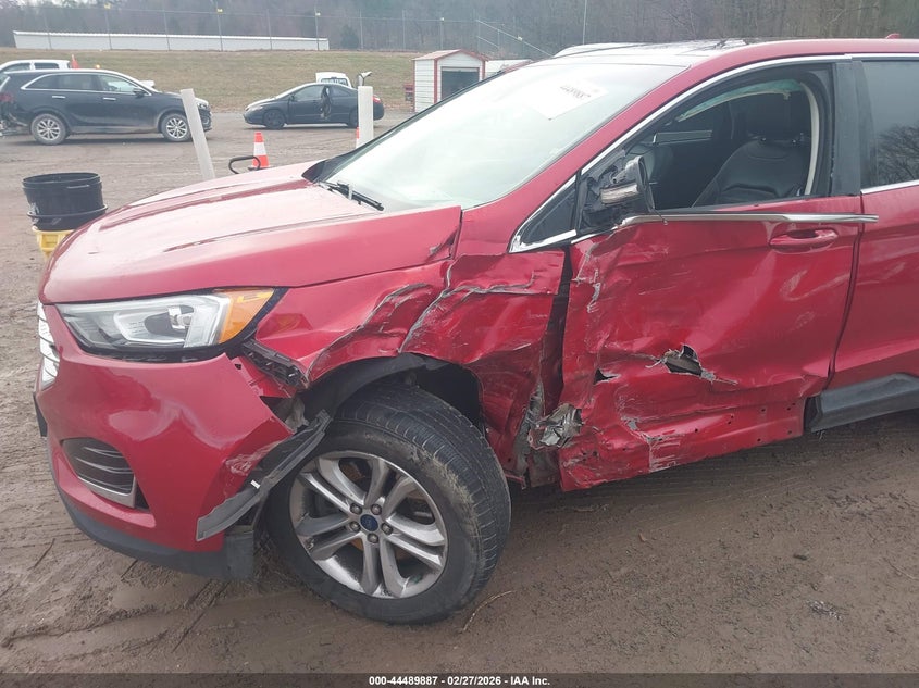 2020 Ford Edge 2.0 Sel red Lot 111044489887 Vin 2FMPK4J90LBA17859