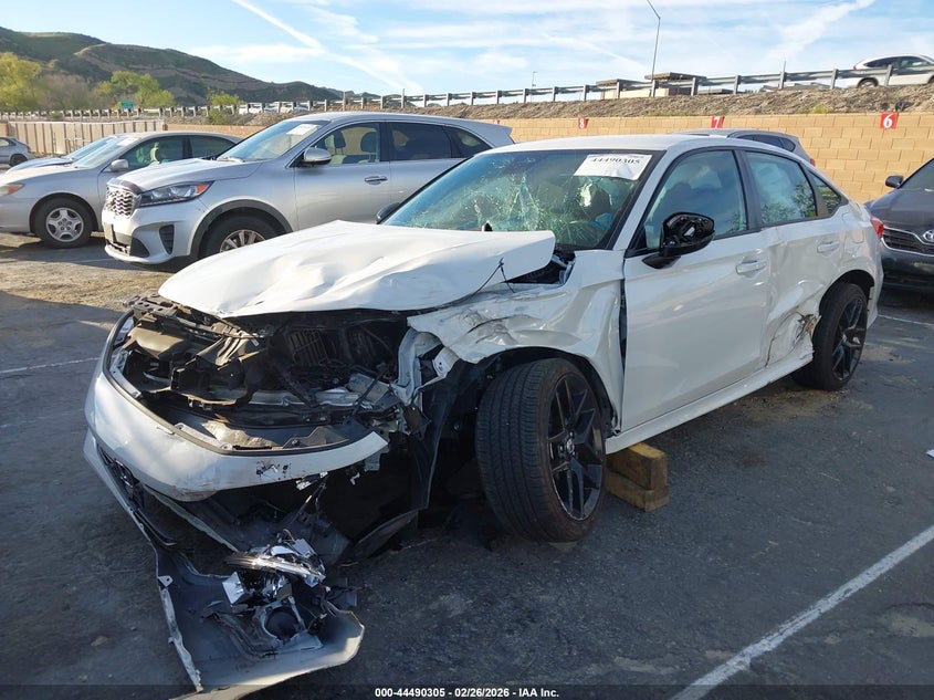 2024 Honda Civic 2.0 Sport White Lot 111044490305 Vin 2HGFE2F55RH523664