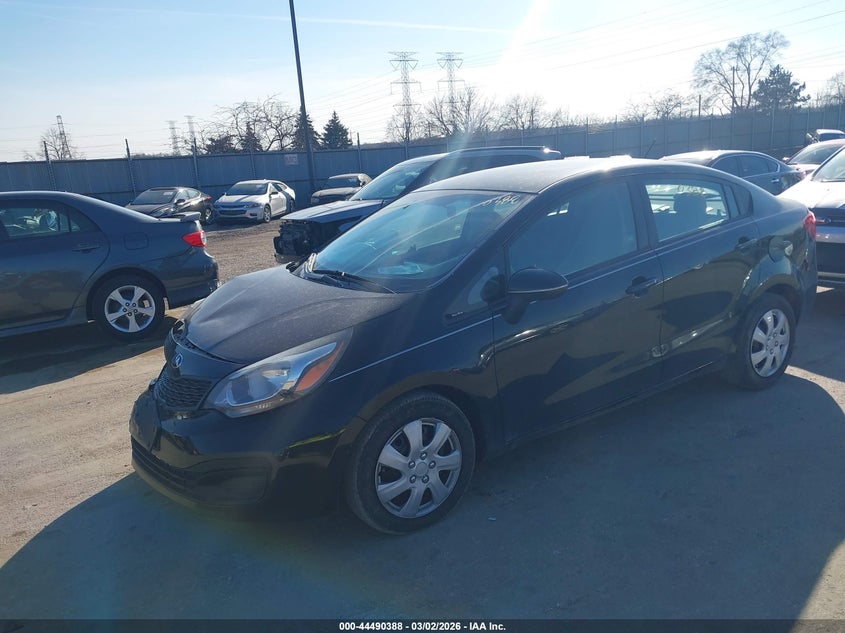 Vin: knadm4a34f6503782, lot: 44987095, kia rio lx 20152