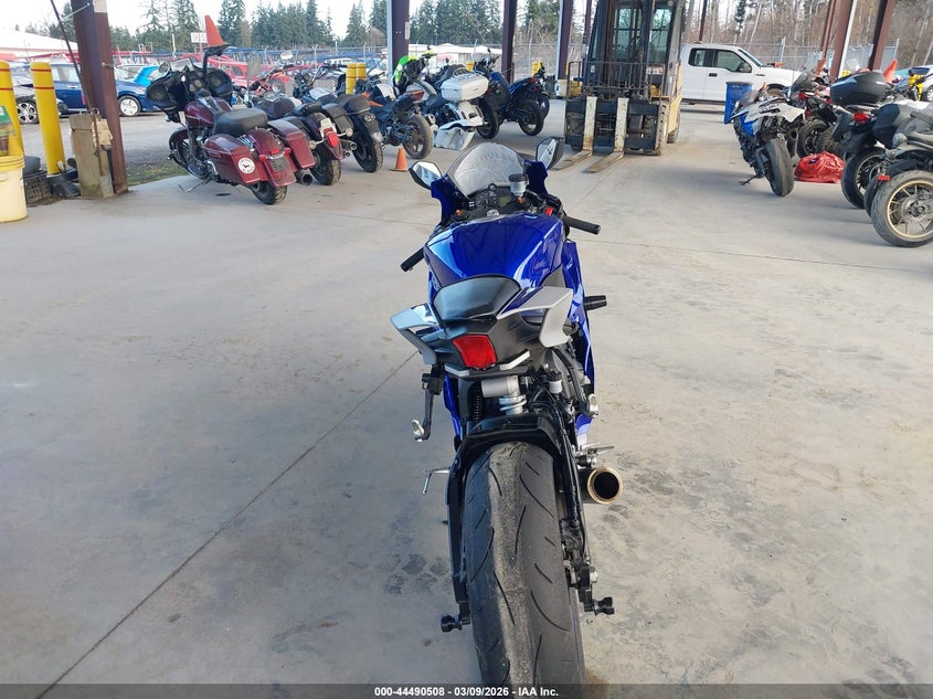 2020 Yamaha Yzfr6 VIN: JYARJ28E9LA005739 Lot: 44490508