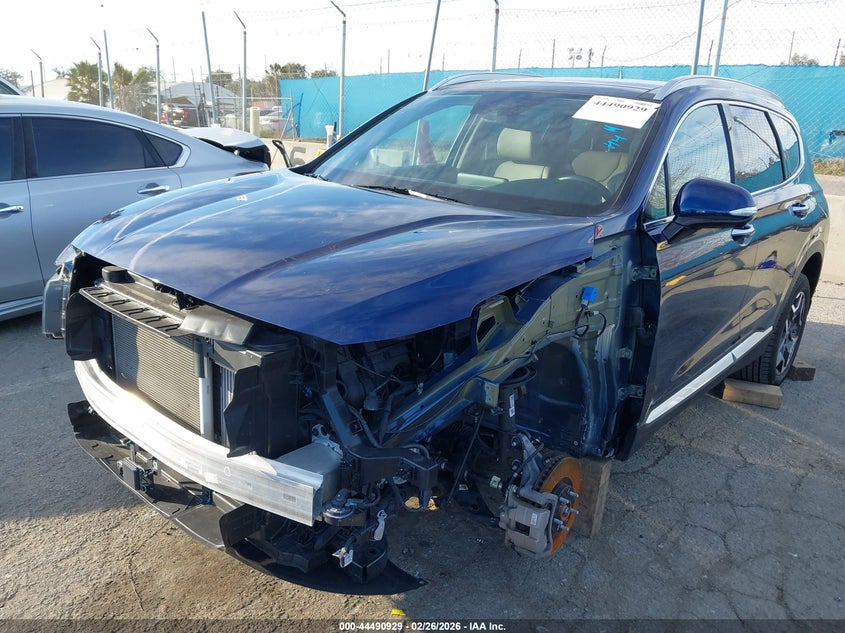 VIN 5NMS44AL9NH445258 2022 HYUNDAI SANTA FE LIMITED
