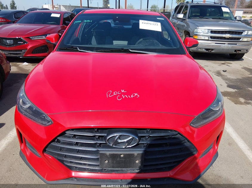 2019 Hyundai Veloster 2.0 VIN: KMHTG6AF2KU018148 Lot: 44491323