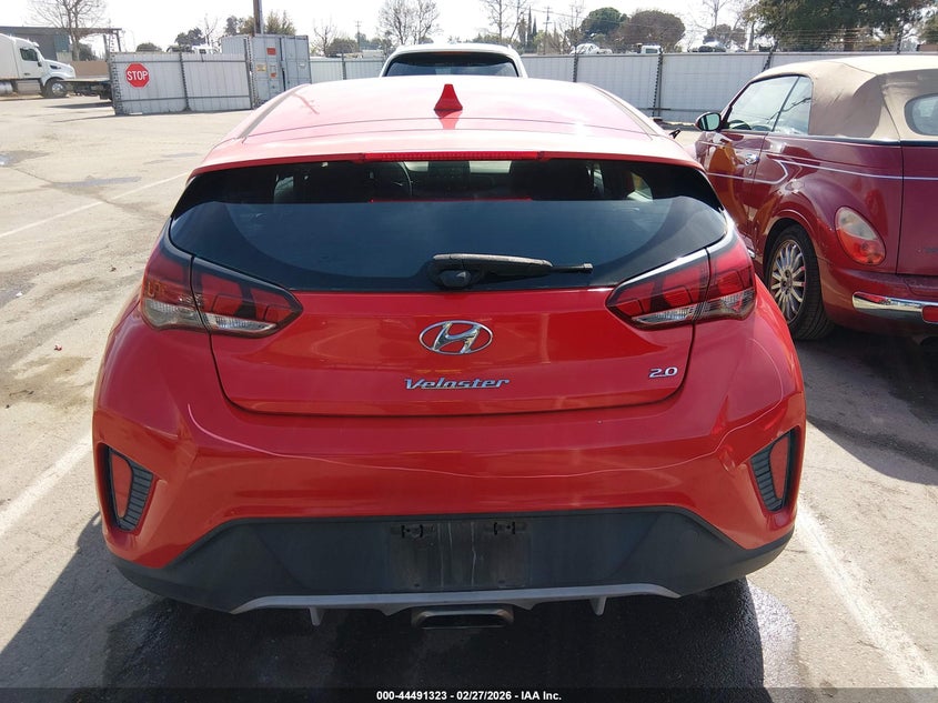 2019 Hyundai Veloster 2.0 VIN: KMHTG6AF2KU018148 Lot: 44491323