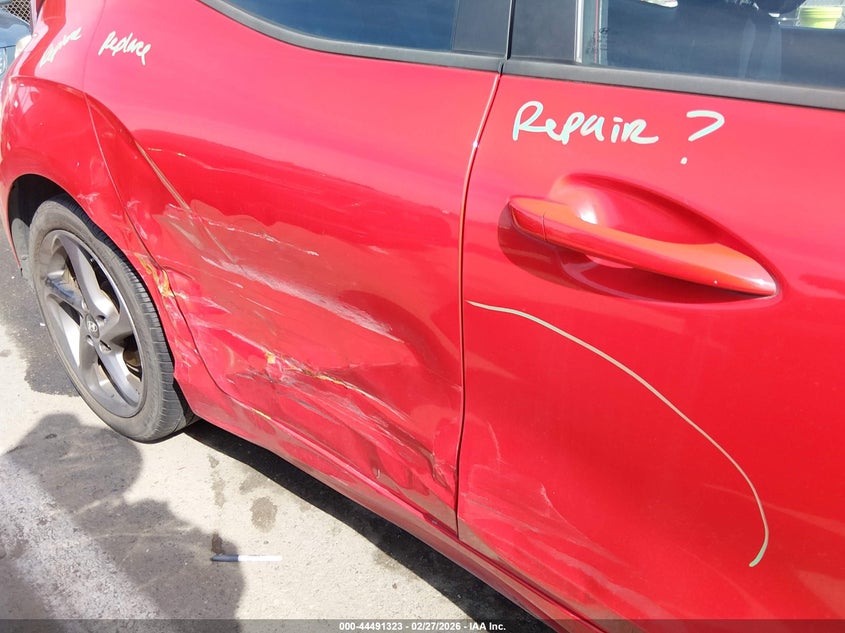 2019 Hyundai Veloster 2.0 VIN: KMHTG6AF2KU018148 Lot: 44491323