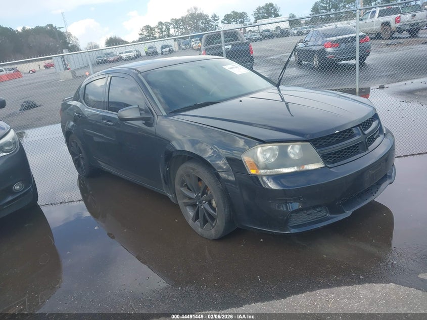 Vin: 1c3cdzag8dn748137, lot: 44988175, dodge avenger se v6 2013 img_1
