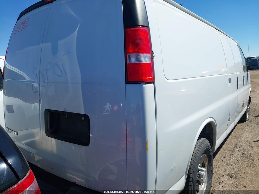 Vin: 1gcwgbfp1p1202811, lot: 44988218, chevrolet express cargo rwd 2500 extended wheelbase wt 20234