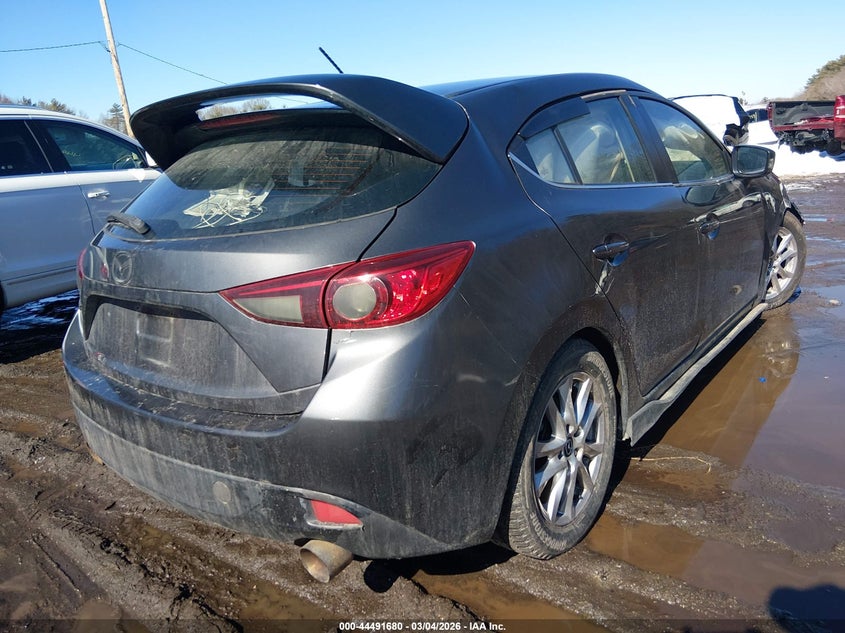 Vin: jm1bm1l7xe1157077, lot: 44988406, mazda mazda3 i touring 20144