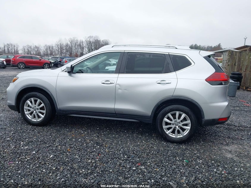 2018 Nissan Rogue 2.5 Sv silver Lot 111044491841 Vin KNMAT2MV0JP619901