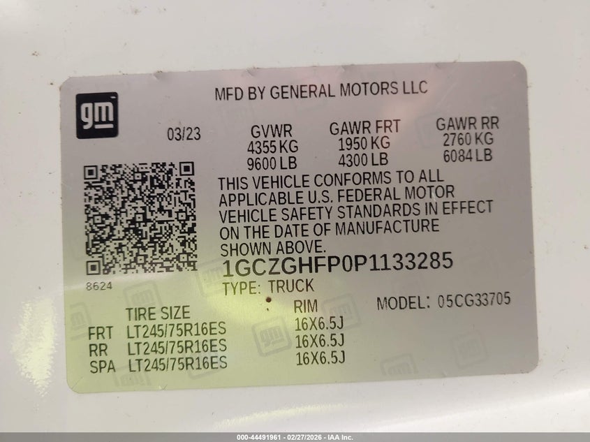 2023 Chevrolet Express Cargo Rwd 3500 Extended Wheelbase Wt