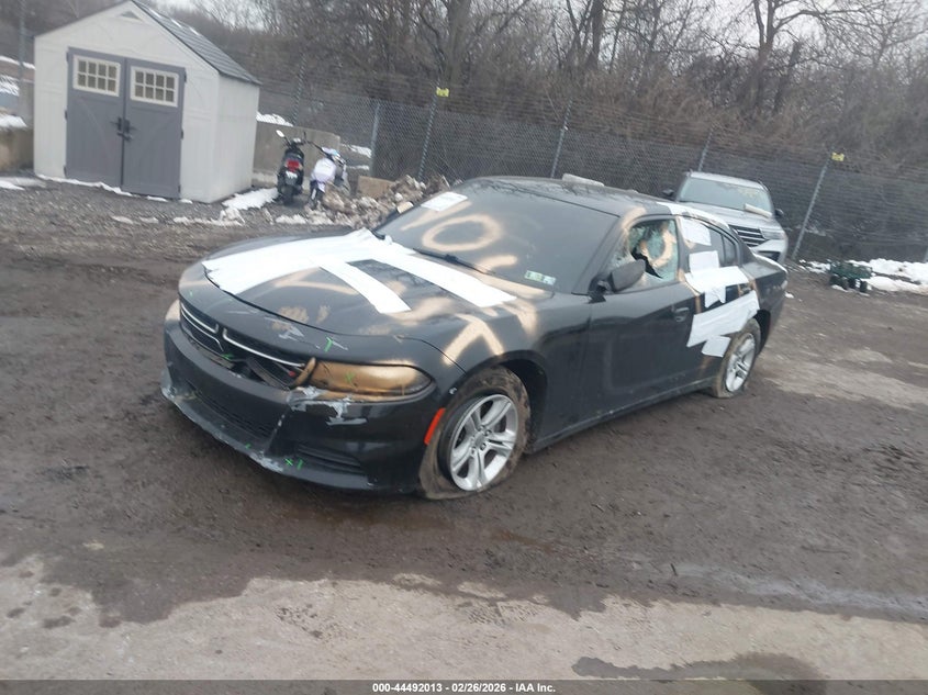 2019 Dodge Charger 3.6 Sxt Rwd black Lot 111044492013 Vin 2C3CDXBG9KH664806