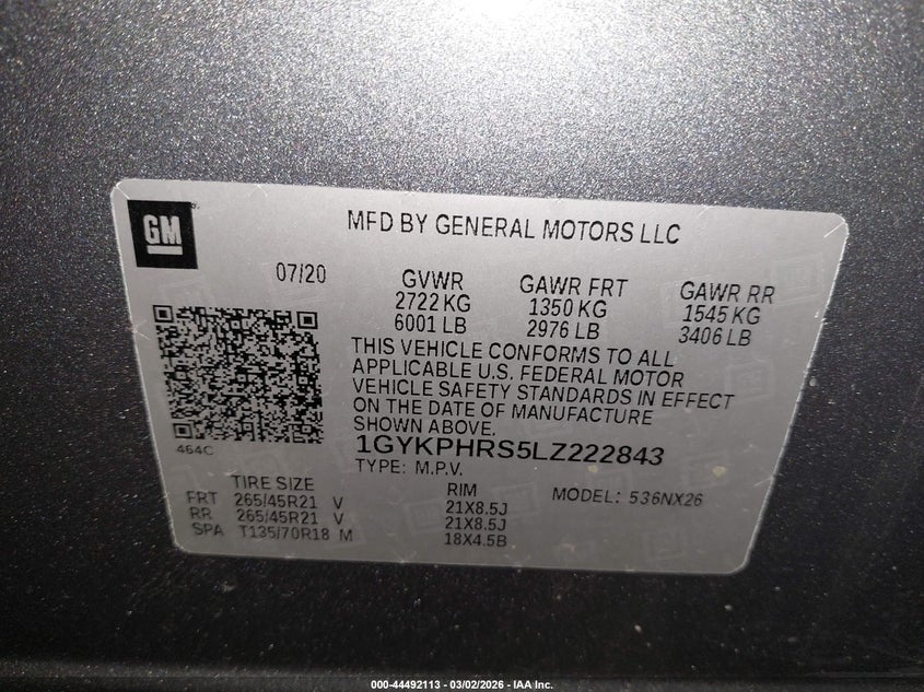 2020 Cadillac Xt6 Awd Sport #9
