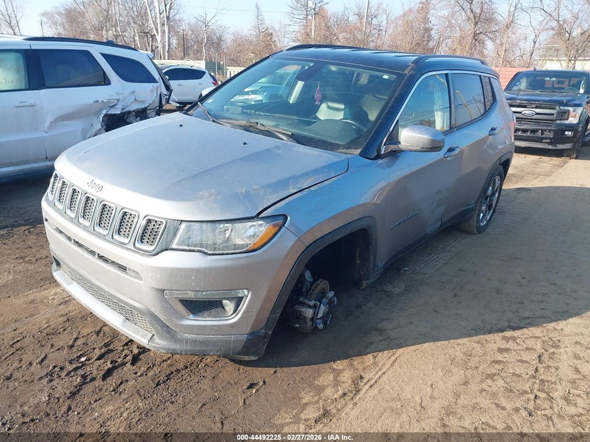 Vin: 3c4njdcbxjt365507, lot: 44988951, jeep compass limited 4x4 20182