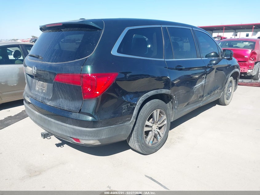 Vin: 5fnyf5h5xjb027479, lot: 44988957, honda pilot ex-l 20184
