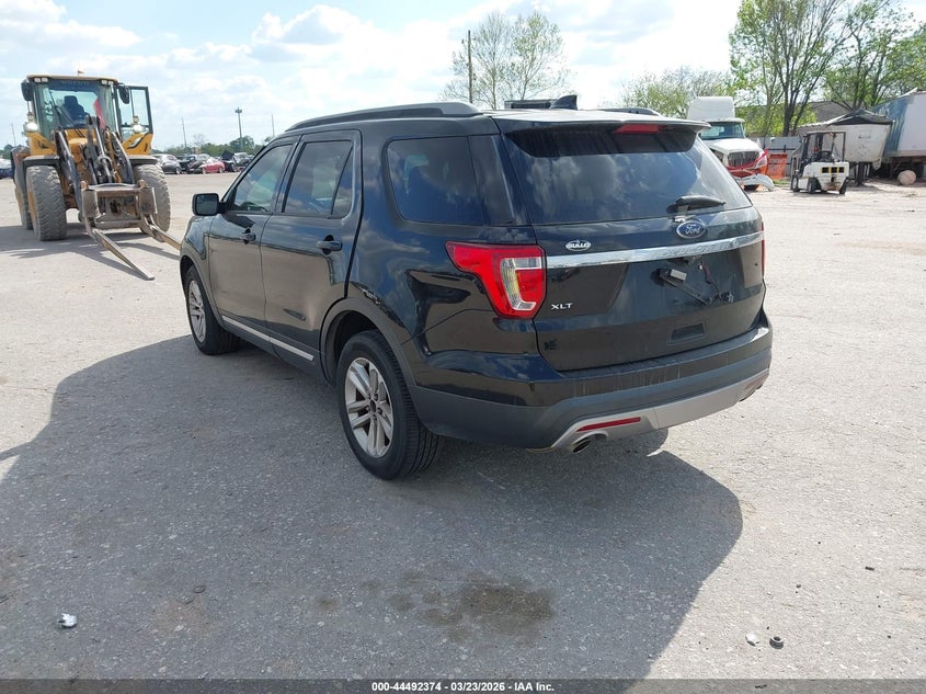 Vin: 1fm5k7d82hga33329, lot: 44989100, ford explorer xlt 20173