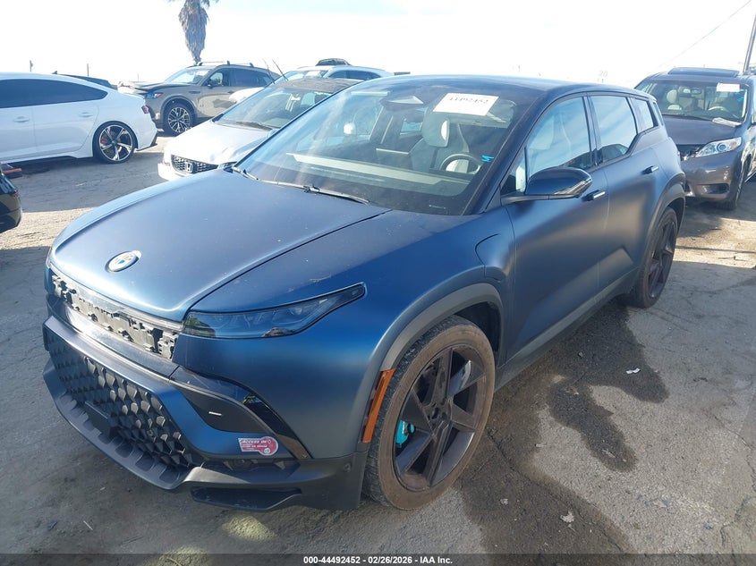 Vin: vcf1zbu23pg002540, lot: 44989178, fisker ocean one 20232