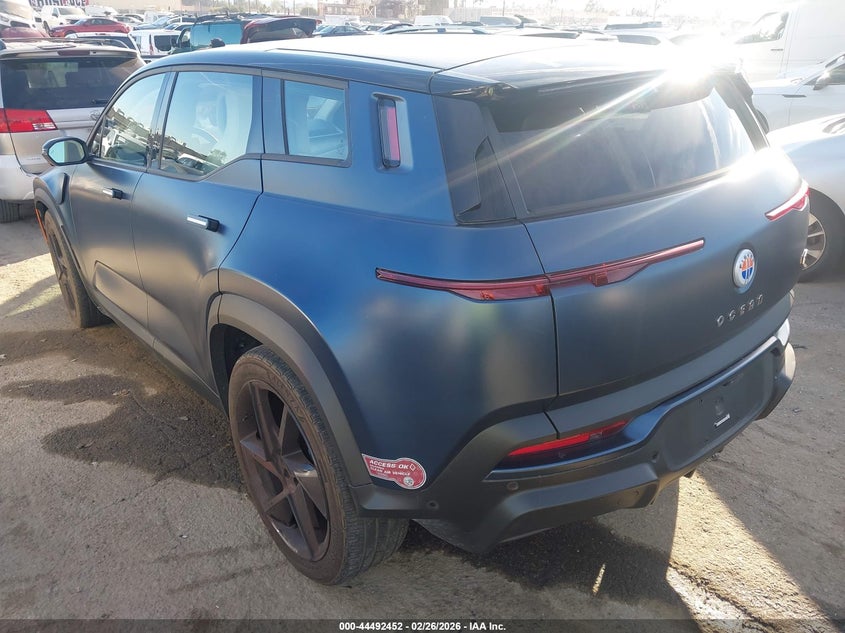 Vin: vcf1zbu23pg002540, lot: 44989178, fisker ocean one 20233