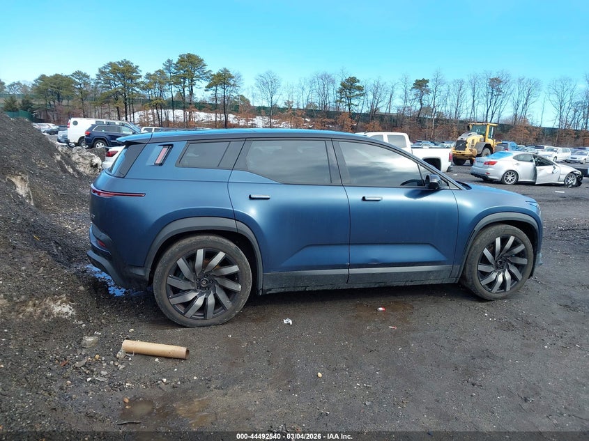 Vin: vcf1zbu26pg004783, lot: 44989267, fisker ocean one 20234