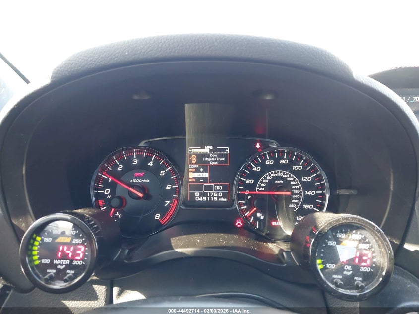2021 Subaru Wrx Sti Limited VIN: JF1VA2W68M9821204 Lot: 44492714