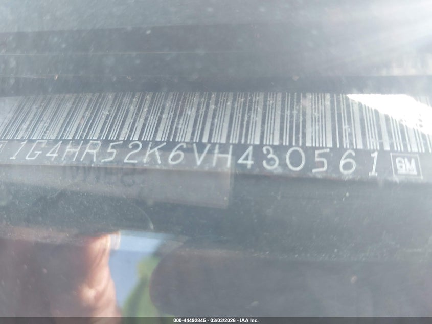 1997 Buick Lesabre Limited VIN: 1G4HR52K6VH430561 Lot: 44492845