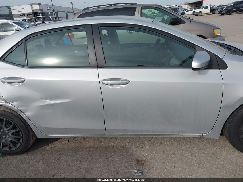 2015 Toyota Corolla 1.8 Le silver Lot 111044492867 Vin 2T1BURHE7FC416630