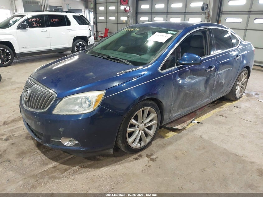 2013 Buick Verano 2.4 blue Lot 111044493638 Vin 1G4PP5SK5D4210819