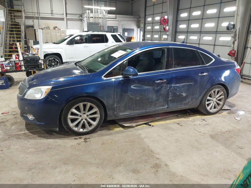2013 Buick Verano 2.4 blue Lot 111044493638 Vin 1G4PP5SK5D4210819