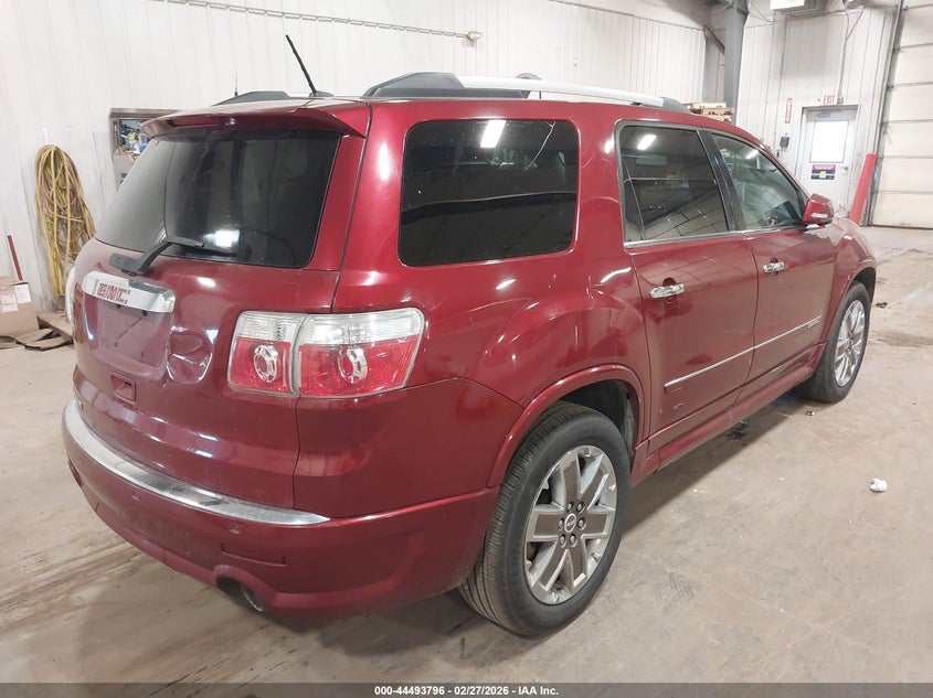 Vin: 1gkkrted1bj237979, lot: 44990522, gmc acadia denali 20114