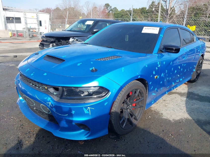 Vin: 2c3cdxgj2ph568513, lot: 44990539, dodge charger scat pack 20232