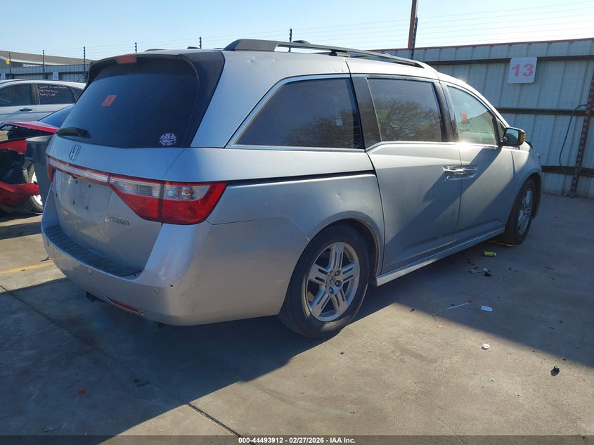 2012 Honda Odyssey 3.5 Touring/Touring Elite silver Lot 111044493912 Vin 5FNRL5H94CB043390