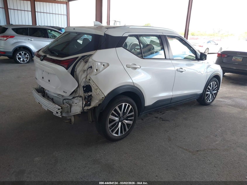 VIN 3N1CP5CV9NL522409 2022 NISSAN KICKS SV XTRONIC CVT