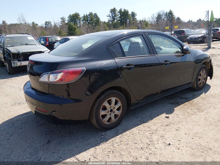 Vin: jm1bl1ug7c1594601, lot: 44990884, mazda mazda3 i sport 20124