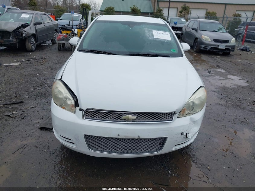 2012 Chevrolet Impala 3.6 Lt white Lot 111044494266 Vin 2G1WG5E30C1148785