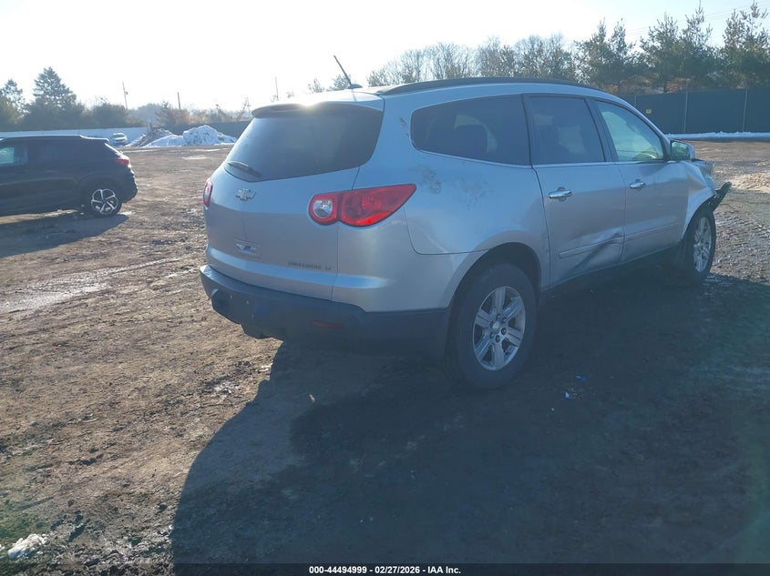 Vin: 1gnkrjed7cj189820, lot: 44991725, chevrolet traverse 2lt 20124