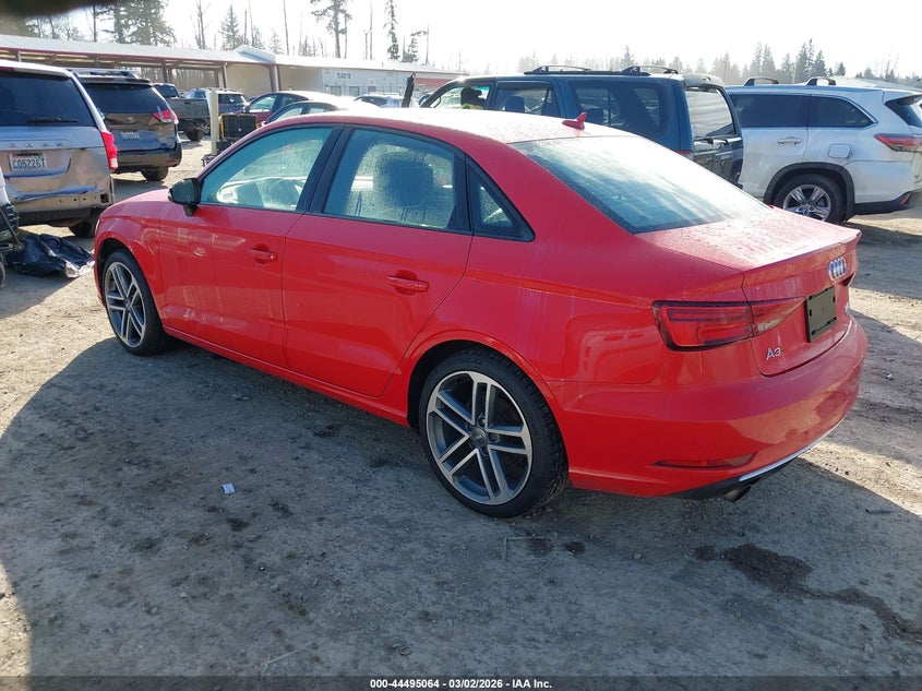 Vin: waub8gff9h1031417, lot: 44991790, audi a3 2.0t premium 20173