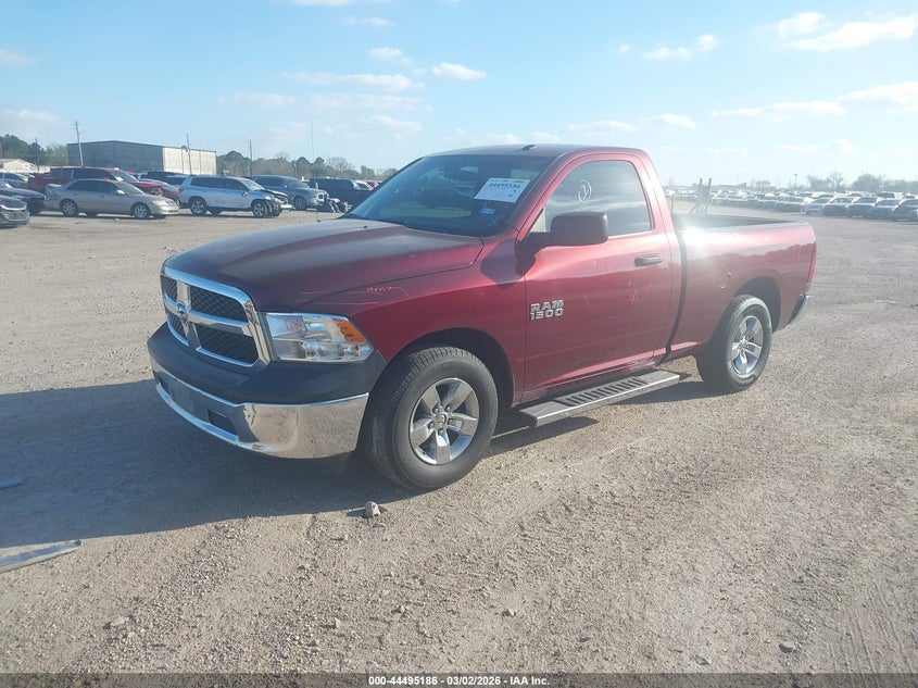 Vin: 3c6jr6ag3hg645782, lot: 44991912, ram 1500 tradesman  4x2 6'4 box 20172