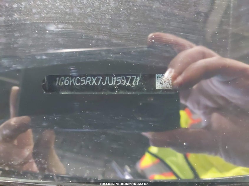 2018 Cadillac Ct6 Luxury VIN: 1G6KC5RX7JU159771 Lot: 44495373