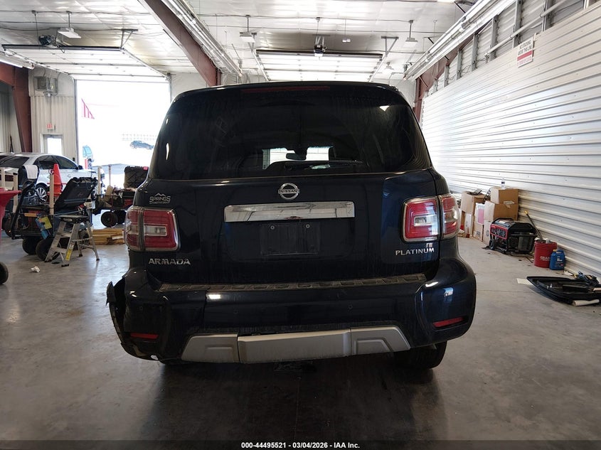 2017 Nissan Armada Platinum VIN: JN8AY2NE6H9702882 Lot: 44495521