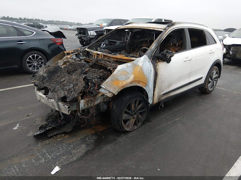 Vin: kndce3lc1h5062835, lot: 44992499, kia niro touring 20172