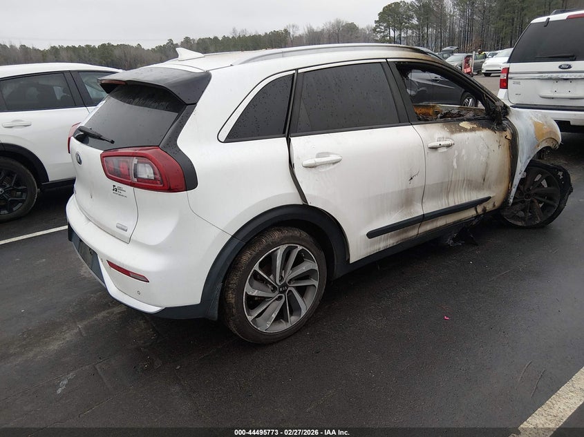 Vin: kndce3lc1h5062835, lot: 44992499, kia niro touring 20174