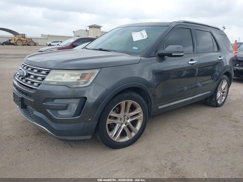 Vin: 1fm5k7f86ggb15530, lot: 44992519, ford explorer limited 20162